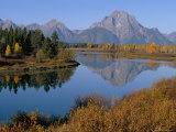 Oxbow Bend, Snake River and Tetons, Grand Tetons National Park, Wyoming, USA Photographic Print by Roy Rainford