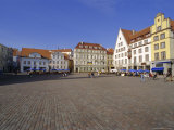 Town Hall Square, the Old Town, Tallinn, Estonia, Europe Photographic Print by Robert Harding