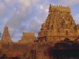 The Brihadeshwara (Brihadishwara) Temple, Built in 1000 AD, at Tanjore, Tamil Nadu, India Fotografisk trykk av David Beatty The Brihadeshwara (Brihadishwara) Temple, Built in 1000 AD, at Tanjore, Tamil Nadu, India Fotografisk trykk av David Beatty