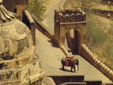 Elephant at the Red Fort, Agra, Uttar Pradesh State, India, Asia Fotografisk trykk av David Beatty Elephant at the Red Fort, Agra, Uttar Pradesh State, India, Asia Fotografisk trykk av David Beatty
