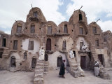 Ghorfas, Ksar Ouled Soltane, Tunisia, North Africa, Africa Fotografisk trykk av David Beatty Ghorfas, Ksar Ouled Soltane, Tunisia, North Africa, Africa Fotografisk trykk av David Beatty