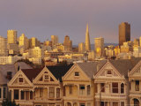 The 'Painted Ladies', Victorian Houses on Alamo Square, San Francisco, California, USA Lámina fotográfica por Roy Rainford