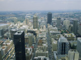 Aerial View of Johannesburg City Centre Photographie par Fraser Hall