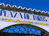 Gate to the Bullring, Mijas, Andalucia, Spain, Europe Photographie par Fraser Hall