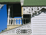 Cottage City, 19th C Cottages, Oak Bluffs, Martha's Vineyard, Cape Cod, Massachusetts, USA Photographie par Fraser Hall