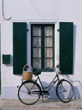 Bicycle Leaning Against a Wall, Ile De Re, France, Europe Photographic Print by Guy Thouvenin