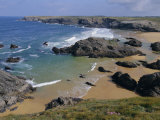 Donnant Beach, Belle Ile En Mer Island, Brittany, France, Europe Photographic Print by Guy Thouvenin