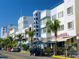 Ocean Drive, South Beach, Miami Beach, Florida, USA Photographie par Fraser Hall
