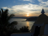 Sunset Over the Tiracol River Viewed from Fort Tiiracol, Goa, India Photographic Print by Robert Harding
