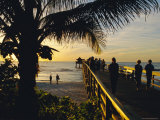 Sunset at Naples Pier, Florida, USA Photographie par Fraser Hall