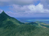 Aerial View of the East Coat, Island of Mauritius, Indian Ocean, Africa Photographie par Fraser Hall