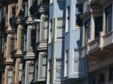 19th Century Terrace Facades, San Francisco, California, USA Photographic Print by Fraser Hall