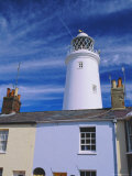 The Lighthouse and Houses, Southwold, Suffolk, England, UK Photographie par Fraser Hall
