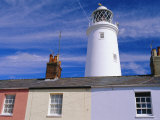 The Lighthouse and Houses, Southwold, Suffolk, England, UK Photographie par Fraser Hall