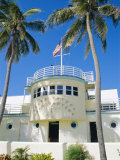 Art Deco Lifeguard Headquarters, South Beach, Miami Beach, Florida, USA Photographie par Fraser Hall