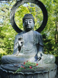 Buddha Statue (1790), Japanese Tea Gardens, Golden Gate Park, San Francisco, California, USA Fotografie-Druck von Fraser Hall