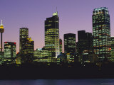City Skyline at Dusk, Sydney, New South Wales, Australia Photographie par Fraser Hall