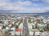 City Centre and Faxafloi Bay from Hallgrimskirkja, Reykjavik, Iceland, Polar Regions Photographic Print by Neale Clarke City Centre and Faxafloi Bay from Hallgrimskirkja, Reykjavik, Iceland, Polar Regions Photographic Print by Neale Clarke