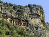Lycian Rock Tombs, Dalyan, Turkey, Eurasia Photographic Print by Jean O'callaghan
