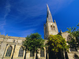 St. Mary and All Saints Church with Its Twisted Spire, Chesterfield, Derbyshire, England, UK Photographic Print by Neale Clarke