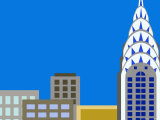 Illustration of Chrysler Building, Manhattan, New York, USA Photographic Print by Michael Kelly