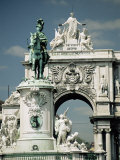 Praca Da Commercio, Lisbon, Portugal, Europe Photographie par Sylvain Grandadam
