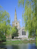 Holy Trinity Church from the River Avon, Stratford-Upon-Avon, Warwickshire, England, UK, Europe Photographic Print by David Hunter