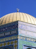 Dome of the Rock, Mount Moriah, Temple Mount, Jerusalem, Israel, Middle East Photographic Print by Sylvain Grandadam