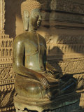Buddha Statue, Haw Pha Kaew, Vientiane, Laos, Asia Photographic Print by Bruno Morandi