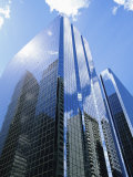 Reflections in Glass of a Modern Skyscraper, Downtown, Calgary, Alberta, Canada Photographie par Ethel Davies