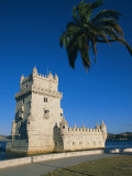 The 16th Century Belem Tower (Torre De Belem), Designed by Francisco Arruda, Lisbon, Portugal Photographic Print by Alain Evrard
