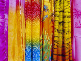 Colourful Clothes Hanging in a Shop, St. Lucia, Windward Islands, West Indies, Caribbean Photographic Print by Gavin Hellier