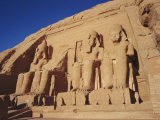 Temple of Re-Herakhte for Ramses II, was Moved When Aswan High Dam was Built, Abu Simbel, Egypt Photographie par Robert Harding