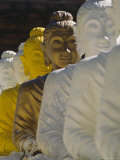 The 106 Pieces of Cemented Buddha Statue at Wat Pangbua, Thailand Photographic Print by Alain Evrard