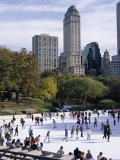 People Skating in Central Park, Manhattan, New York City, New York, USA Photographic Print by Peter Scholey