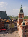Elevated View Over Castle Square (Plac Zamkowy), Warsaw, Poland Photographic Print by Gavin Hellier