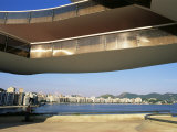 View of Niteroi, Museo De Arte Contemporanea, by Oscar Niemeyer, Rio De Janeiro, Brazil Photographie par Upperhall Ltd