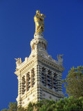 Bell Tower of Basilica of Notre Dame De La Garde, Provence-Alpes-Cote-D'Azur, France Photographic Print by Ruth Tomlinson