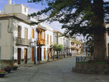 Town Houses with Beautiful Wooden Balconies in the Center of Teror, Spain Photographic Print by Pearl Bucknell