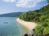 View Along the Coast, Nazri's Beach and Rainforest, Air Batang Bay, Pahang, Malaysia Photographie par Jack Jackson