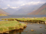 Great Gable, Lingmell and Scafell Beyond, Wastwater, Cumbria, England Photographic Print by Pearl Bucknell