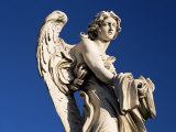One of Gian Lorenzo Bernini's 17th Century Stone Angels on Ponte Sant'Angelo, Rome, Lazio, Italy Photographie par Ruth Tomlinson