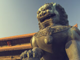 Statue, Forbidden City (Palace Museum), Beijing, China, Asia Photographic Print by Jochen Schlenker