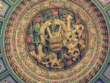 Dragon (Detail of a Wooden Ceiling), Forbidden City (Palace Museum), Beijing, China, Asia Photographic Print by Jochen Schlenker