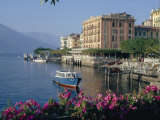 Lakeside Architecture, Bellagio, Lake Como, Lombardia, Italy Photographic Print by Christina Gascoigne