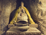 Buddha Statue in Grotto, Tanzhe Temple, Beijing, China, Asia Photographic Print by Jochen Schlenker
