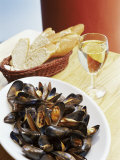 A Plate of Mussels, Glasgow, Scotland, United Kingdom, Europe Photographie par Yadid Levy