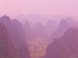 Karst Landscape and Haze, Yangshuo, Guangxi Province, China, Asia Photographic Print by Jochen Schlenker Karst Landscape and Haze, Yangshuo, Guangxi Province, China, Asia Photographic Print by Jochen Schlenker