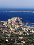 Citadel and Calvi, Corsica, France, Mediterranean, Europe Photographie par Yadid Levy