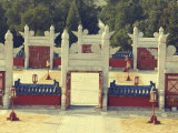 Stone Gates, Temple of Heaven Park, Beijing, China, Asia Photographic Print by Jochen Schlenker